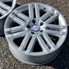 17 MERCEDES BENZ W204 C300 C350 C450 C CLASS OEM FACTORY STOCK WHEELS RIMS 5x112