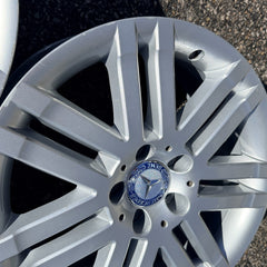 17 MERCEDES BENZ W204 C300 C350 C450 C CLASS OEM FACTORY STOCK WHEELS RIMS 5x112