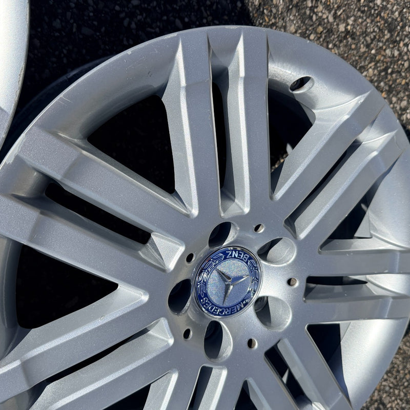 17 MERCEDES BENZ W204 C300 C350 C450 C CLASS OEM FACTORY STOCK WHEELS RIMS 5x112