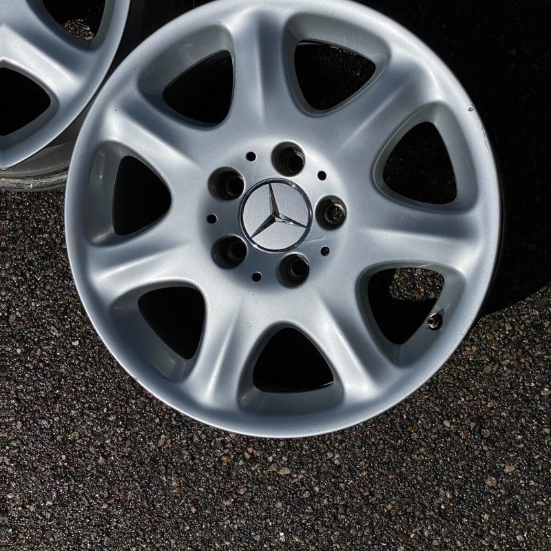 16 MERCEDES BENZ W220 S CLASS S430 S500 OEM FACTORY STOCK WHEELS RIMS 5x112