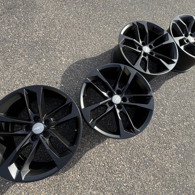 20 CHEVROLET CAMARO CHEVY SS 1LE 5X120 CHEVY OEM FACTORY STOCK WHEELS RIMS BLACK