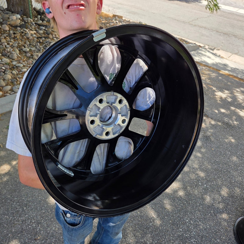 20 JEEP WRANGLER RUBICON BLACK 392 5X127 OEM FACTORY STOCK WHEELS RIMS GLADIATOR