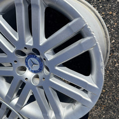 17 MERCEDES BENZ W204 C300 C350 C450 C CLASS OEM FACTORY STOCK WHEELS RIMS 5x112