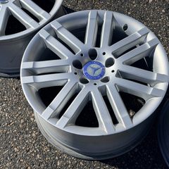 17 MERCEDES BENZ W204 C300 C350 C450 C CLASS OEM FACTORY STOCK WHEELS RIMS 5x112