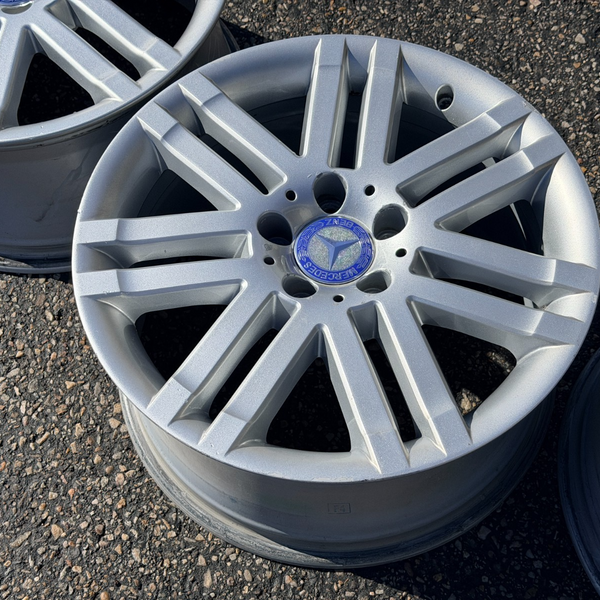 17 MERCEDES BENZ W204 C300 C350 C450 C CLASS OEM FACTORY STOCK WHEELS RIMS 5x112