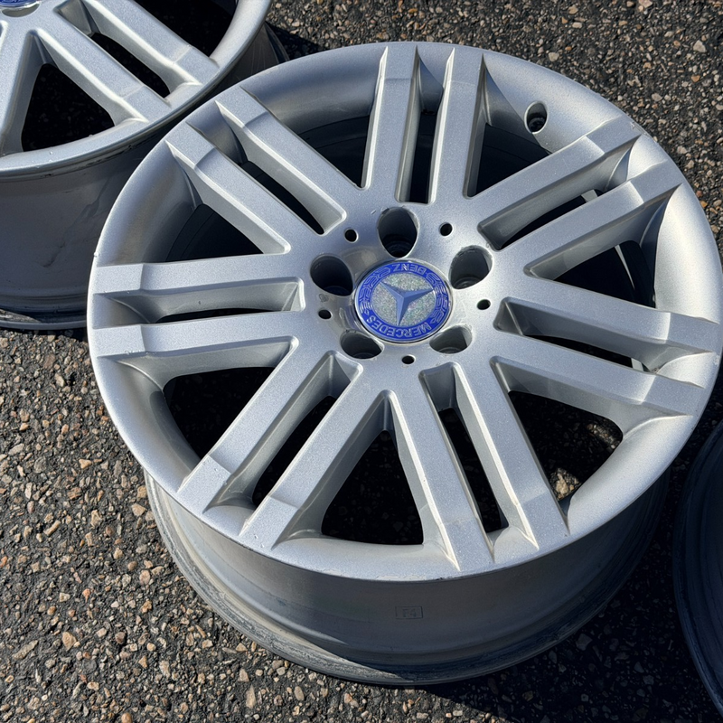 17 MERCEDES BENZ W204 C300 C350 C450 C CLASS OEM FACTORY STOCK WHEELS RIMS 5x112
