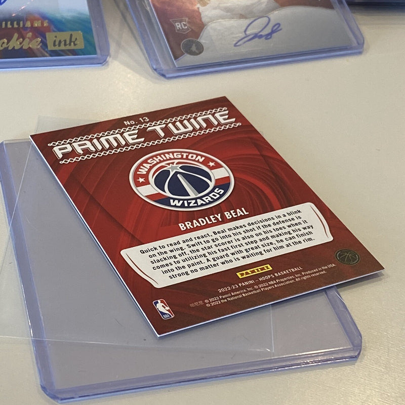 NBA HOOPS Bradley Beal /10 Artist Proof 👨‍🎨 Prime Twine Card Hologram Gem 2023