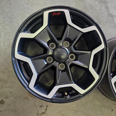 17 JEEP GLADIATOR RUBICON BLACK 392 5X127 OEM FACTORY STOCK WHEELS RIMS WRANGLER