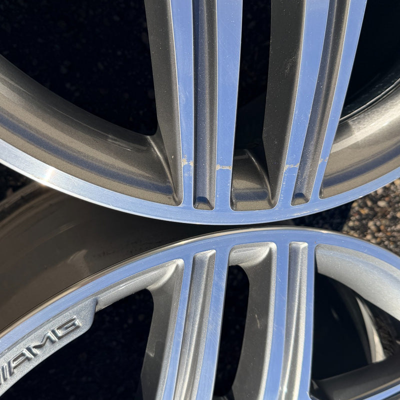 20 MERCEDES BENZ GLE ML63 GLS ML350 ML55 AMG OEM FACTORY STOCK WHEELS RIMS 5x112