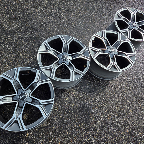 18' KIA STINGER OEM FACTORY STOCK WHEELS RIMS 5X114.3 K5 TELLURIDE SPORTAGE