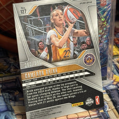 2024 Panini Prizm WNBA #127 Cameron Brink Blue Prizm /199 RC Sparks clark