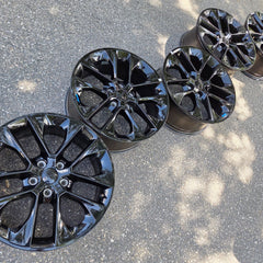 20 JEEP WRANGLER RUBICON BLACK 392 5X127 OEM FACTORY STOCK WHEELS RIMS GLADIATOR