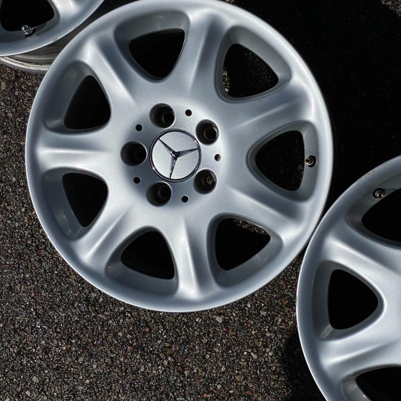 16 MERCEDES BENZ W220 S CLASS S430 S500 OEM FACTORY STOCK WHEELS RIMS 5x112