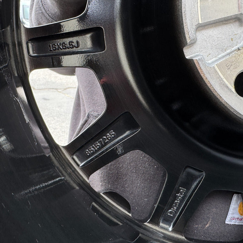 18 GMC SIERRA AT4X ZR2 SALTA AEV BLACK BISON 6X5.5 OEM FACTORY STOCK WHEELS RIMS