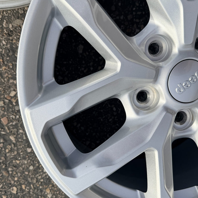 17 JEEP GLADIATOR RUBICON BLACK 392 5X127 OEM FACTORY STOCK WHEELS RIMS WRANGLER