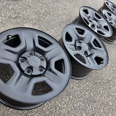 17 JEEP WRANGLER RUBICON BLACK 392 5X127 OEM FACTORY STOCK WHEELS RIMS GLADIATOR