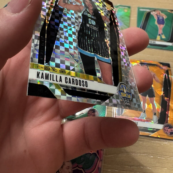 2024 Prizm WNBA Kamilla Cardoso Variation #149 Checkerboard Case Hit RC Sky