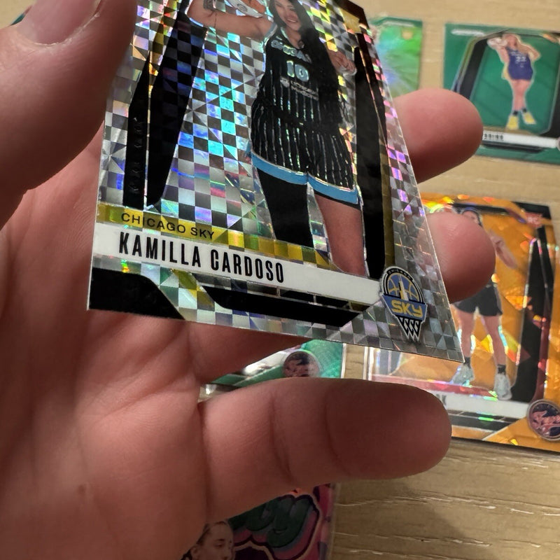 2024 Prizm WNBA Kamilla Cardoso Variation #149 Checkerboard Case Hit RC Sky
