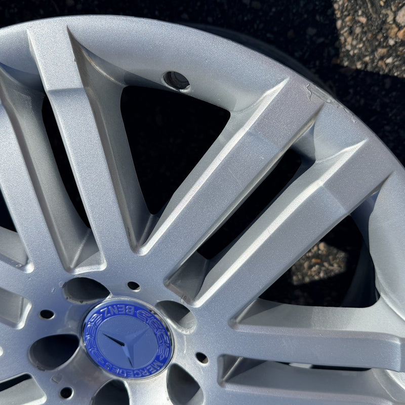 17 MERCEDES BENZ W204 C300 C350 C450 C CLASS OEM FACTORY STOCK WHEELS RIMS 5x112