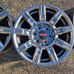 18 GMC SIERRA AT4X ZR2 SALTA AEV BLACK BISON 6X5.5 OEM FACTORY STOCK WHEELS RIMS