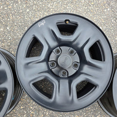 17 JEEP WRANGLER RUBICON BLACK 392 5X127 OEM FACTORY STOCK WHEELS RIMS GLADIATOR