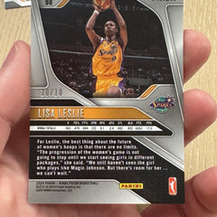 2024 Panini Prizm WNBA Lisa Leslie gold Cracked Ice Prizm numbered /10 hof clark