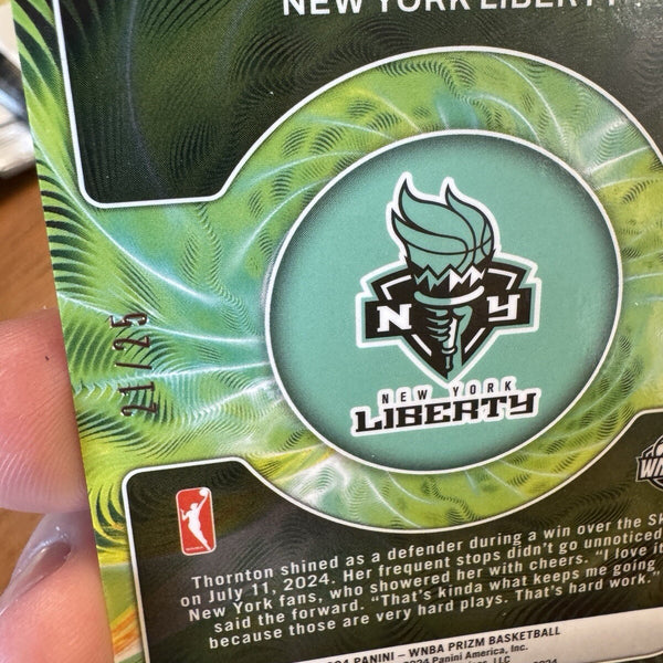 Kayla Thornton 2024 Panini Prizm WNBA Fractal clark numbered Pulsar Prizm /25