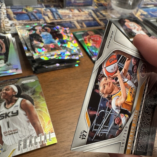 2024 Panini Prizm WNBA #127 Cameron Brink Blue Prizm /199 RC Sparks clark