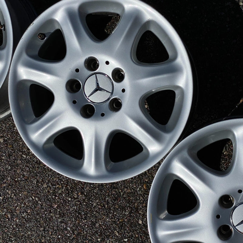 16 MERCEDES BENZ W220 S CLASS S430 S500 OEM FACTORY STOCK WHEELS RIMS 5x112