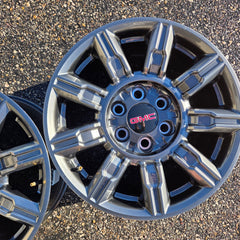 18 GMC SIERRA AT4X ZR2 SALTA AEV BLACK BISON 6X5.5 OEM FACTORY STOCK WHEELS RIMS