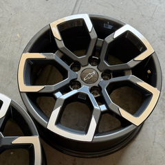 17 EQUINOX 5X115 TRAILBLAZER CHEVROLET OEM FACTORY STOCK WHEELS RIMS BLACK ACTIV