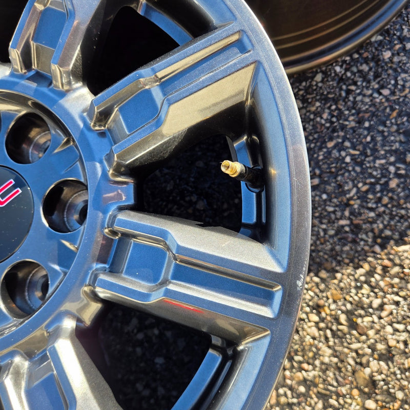 18 GMC SIERRA AT4X ZR2 SALTA AEV BLACK BISON 6X5.5 OEM FACTORY STOCK WHEELS RIMS