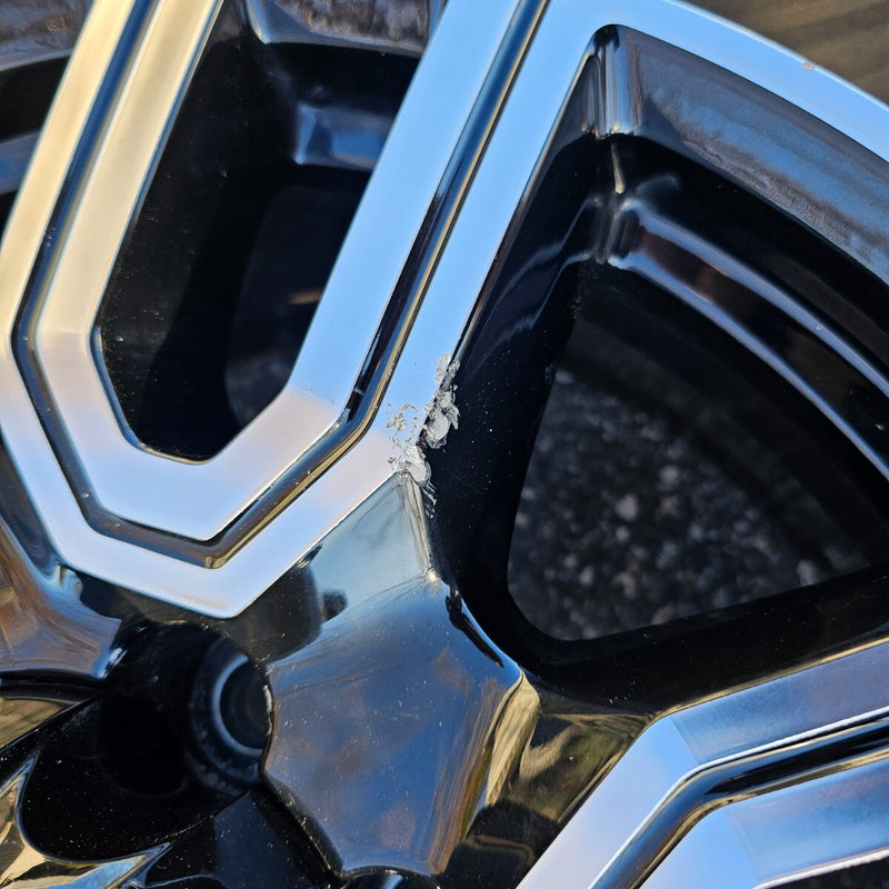 20 GMC SIERRA 2500 HD AT4 DENALI OEM FACTORY STOCK WHEELS RIMS 8X180 black