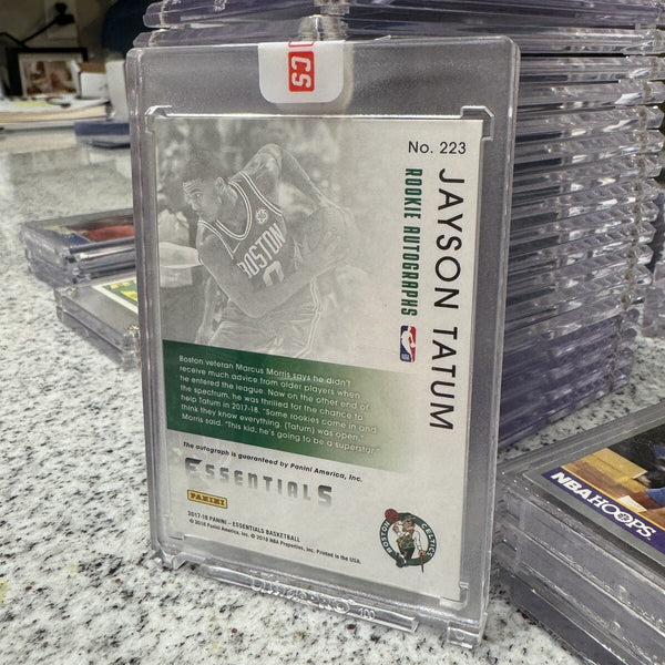 JAYSON TATUM 2017/18 PANINI ESSENTIALS RC ROOKIE AUTOGRAPH CELTICS AUTO