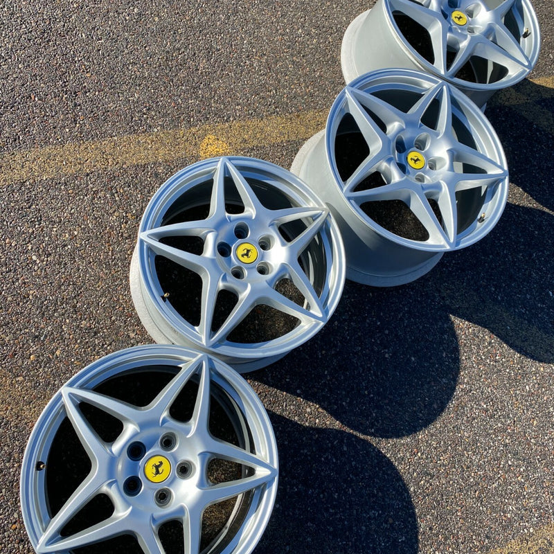 19 20 FERRARI 599 OEM FACTORY STOCK WHEELS RIMS 5X114.3 GTB GTO 612 CHALLENGE