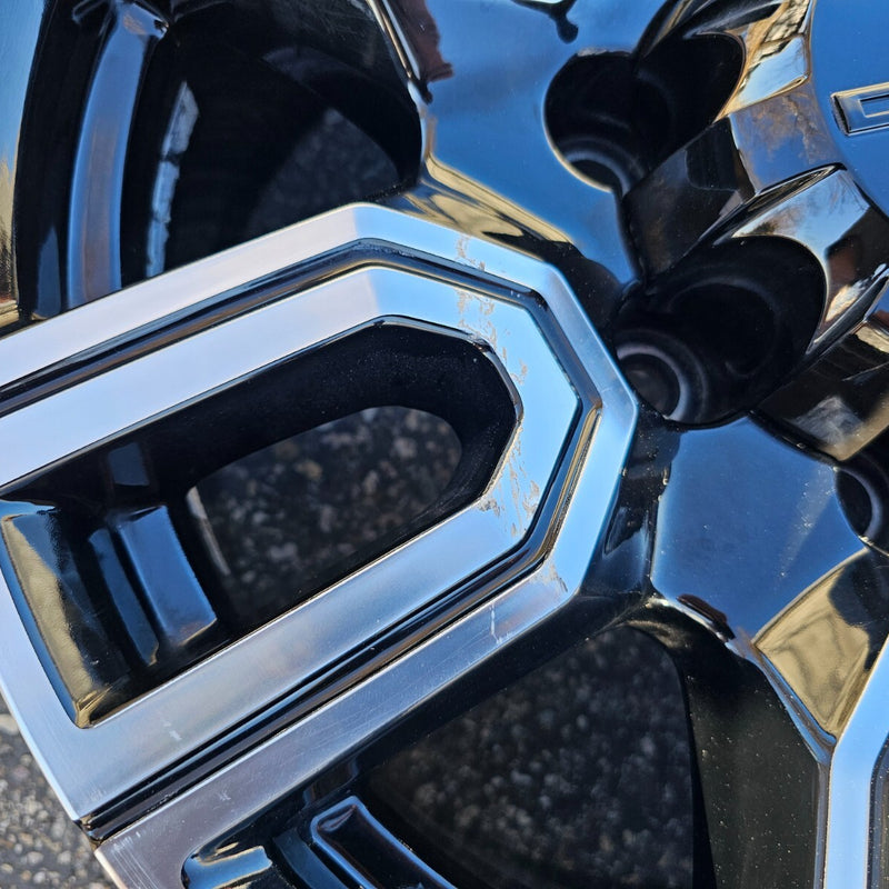 20 GMC SIERRA 2500 HD AT4 DENALI OEM FACTORY STOCK WHEELS RIMS 8X180 black