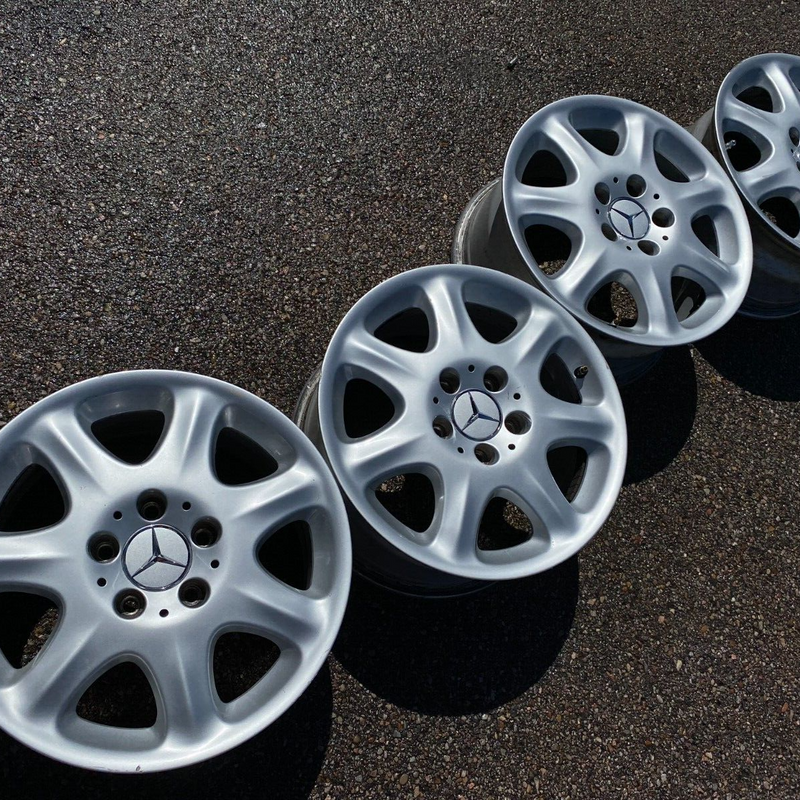 16 MERCEDES BENZ W220 S CLASS S430 S500 OEM FACTORY STOCK WHEELS RIMS 5x112