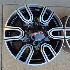 20 GMC SIERRA 2500 HD AT4 DENALI OEM FACTORY STOCK WHEELS RIMS 8X180 black