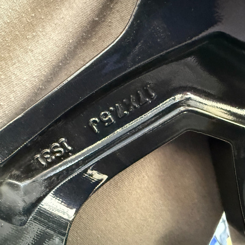 17 EQUINOX 5X115 TRAILBLAZER CHEVROLET OEM FACTORY STOCK WHEELS RIMS BLACK ACTIV