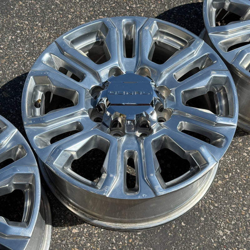 20 GMC SIERRA 2500 HD AT4 DENALI OEM FACTORY STOCK WHEELS RIMS 8X180 CHEVY