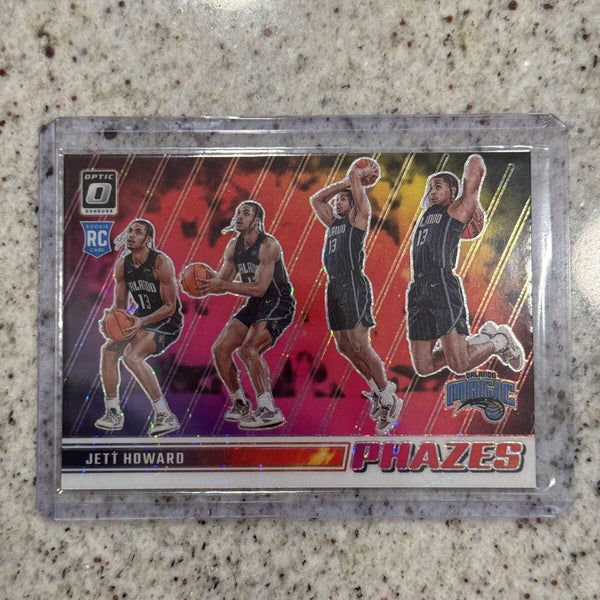 Jett Howard Phazes Optic 2023-2024 Rookie Card Panini Prizm RC Case Hit SSP