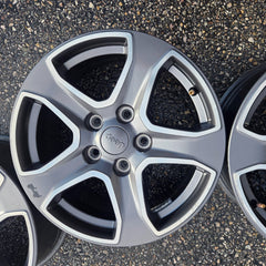 17 JEEP GLADIATOR RUBICON BLACK 392 5X127 OEM FACTORY STOCK WHEELS RIMS WRANGLER