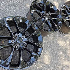 20 JEEP WRANGLER RUBICON BLACK 392 5X127 OEM FACTORY STOCK WHEELS RIMS GLADIATOR