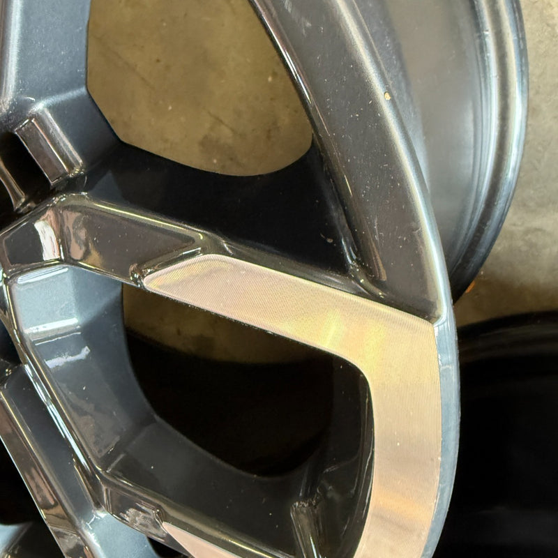 17 EQUINOX 5X115 TRAILBLAZER CHEVROLET OEM FACTORY STOCK WHEELS RIMS BLACK ACTIV