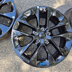 20 JEEP WRANGLER RUBICON BLACK 392 5X127 OEM FACTORY STOCK WHEELS RIMS GLADIATOR