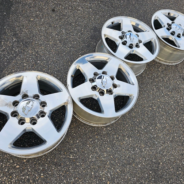 20 CHEVROLET SILVERADO  2500 3500 HD DENALI OEM FACTORY STOCK WHEELS RIMS 8X180