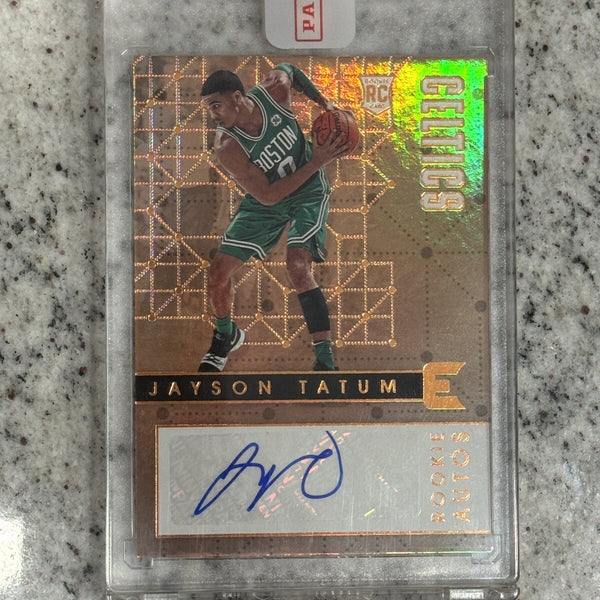 JAYSON TATUM 2017/18 PANINI ESSENTIALS RC ROOKIE AUTOGRAPH CELTICS AUTO