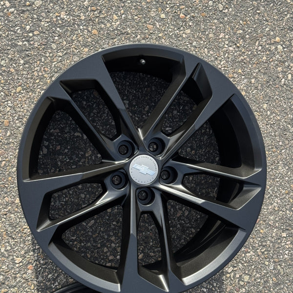 20 CHEVROLET CAMARO CHEVY SS 1LE 5X120 CHEVY OEM FACTORY STOCK WHEELS RIMS BLACK