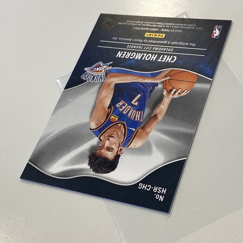 NBA HOOPS Chet Holmgren Auto autograph Hologram Rookie Card Hot Signatures 2023