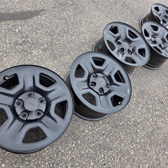 17 JEEP WRANGLER RUBICON BLACK 392 5X127 OEM FACTORY STOCK WHEELS RIMS GLADIATOR